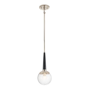 Lampa wisząca Marilyn Elstead Lighting z kloszem z bąbelkami powietrza.