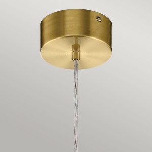 Lampa wisząca Moonlit Elstead Lighting LED szampańskie złoto