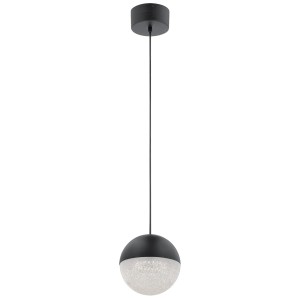 Lampa wisząca Moonlit QN-MOONLIT-P-MBK Quintiesse 1xWbudowany LED 20.9W Aluminium, Żelazo, Akryl Matowa czerń