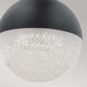 Lampa wisząca Moonlit Elstead Lighting LED 20.9W w matowej czerni.