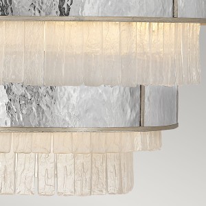 Lampa wisząca Reverie Elstead Lighting 12xE14 40W Stal nierdzewna Kryształ Szampańskie złoto
