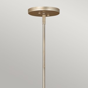 Lampa wisząca Reverie Elstead Lighting 4xE14 40W stal nierdzewna kryształ złoto.