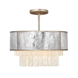 Lampa wisząca Reverie Elstead Lighting 4xE14 40W Szampańskie złoto, stal nierdzewna, kryształ.