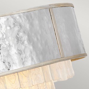 Lampa wisząca Reverie Elstead Lighting 8xE14 40W Stal nierdzewna, Kryształ Szampańskie złoto.