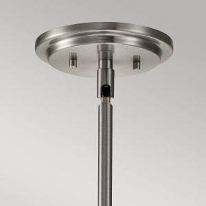 Lampa wisząca Somerset Elstead Lighting 1xE27 60W - Szczotkowany nikiel.