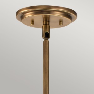 Lampa wisząca Somerset Elstead Lighting stary mosiądz.