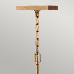 Lampa wisząca/żyrandol Stinson Elstead Lighting, mosiężny łańcuch.