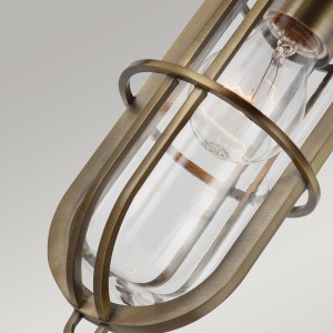 Lampa wisząca Urban Restoration Elstead Lighting w kolorze ciemnego starego mosiądzu.