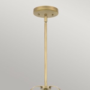Lampa wisząca Wimberley Elstead Lighting stal wyblakły mosiądz.