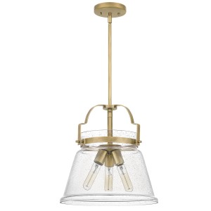 Lampa wisząca Wimberley Elstead Lighting 3xE27 60W wyblakły mosiądz.