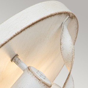 Lampa sufitowa plafon Bradbury Elstead Lighting stal białe.