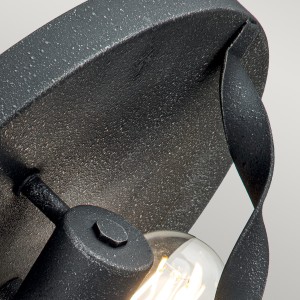 Lampa sufitowa plafon Bradbury Elstead Lighting 2xE14 60 W Stal Białe, zbliżenie na detal.