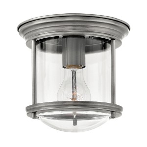 Lampa sufitowa plafon Hadrian Elstead Lighting antyczny nikiel.