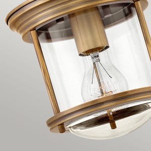 Lampa sufitowa plafon Hadrian Elstead Lighting szczotkowany brąz.