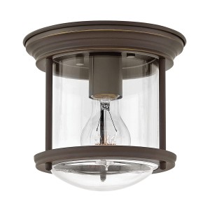 Lampa sufitowa plafon Hadrian Elstead Lighting olejowany brąz.