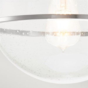 Lampa sufitowa plafon Somerset Elstead Lighting z bąbelkami powietrza.