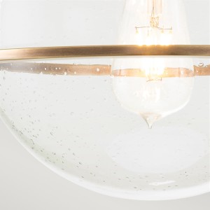 Lampa sufitowa plafon Somerset Elstead Lighting z bąbelkami powietrza