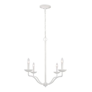 Lampa wisząca/żyrandol Annie Elstead Lighting 4xE14 40 W Stal Białe
