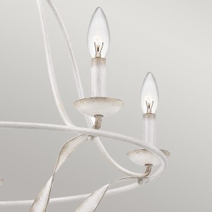 Lampa wisząca Bradbury Elstead Lighting 5xE14 40 W Stal Białe.