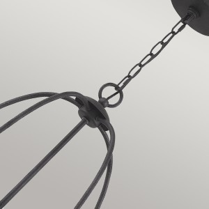 Lampa wisząca Bradbury Elstead Lighting 5xE14 40 W Stal Popielate.