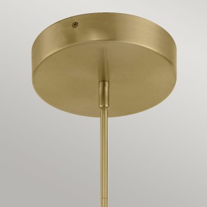 Lampa wisząca Calters Elstead Lighting 1xWbudowany LED 50.8W Aluminium, Żelazo, Akryl Szampańskie złoto.