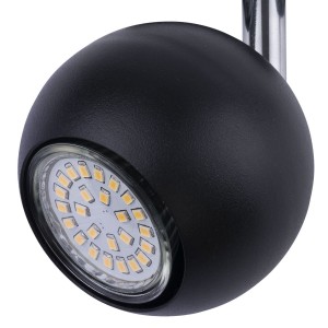 Lampa modułowa szynowa TRACER TK Lighting 1x10W GU10 Czarny Metal z bliska
