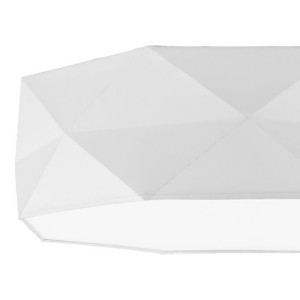 Lampa sufitowa Plafon KANTOOR TK Lighting 4x60W E27 Biały Metal w nowoczesnym stylu.