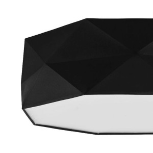 Lampa sufitowa Plafon KANTOOR TK Lighting 4x60W E27 Czarny Metal.
