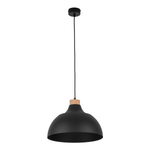 Lampa wisząca CAP TK Lighting 1xE27 Metal Czarny - wygląd produktu.