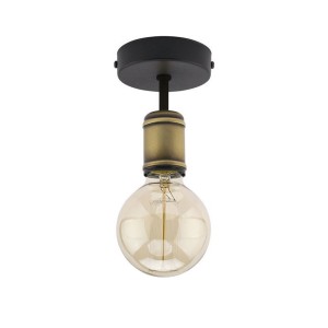 Lampa sufitowa RETRO 1901 TK Lighting 1xE27 Metal Czarny