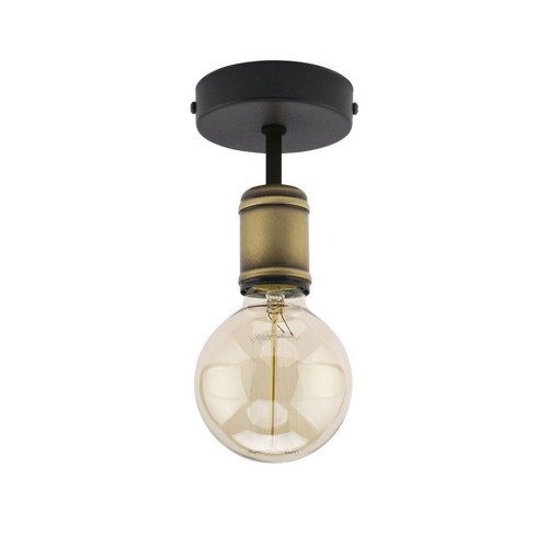 Lampa sufitowa RETRO 1901 TK Lighting 1xE27 Metal Czarny