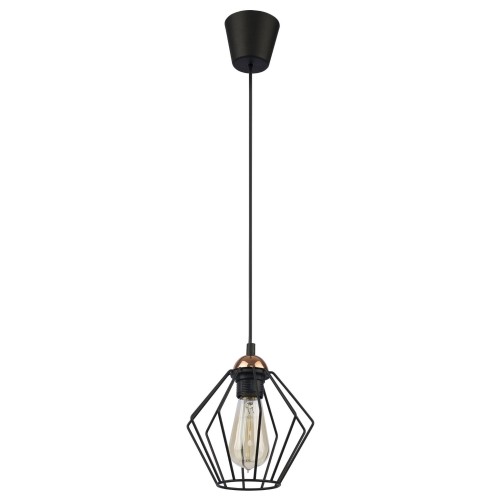 Lampa wisząca GALAXY 1642 TK Lighting 1xE27 Plastik Czarny