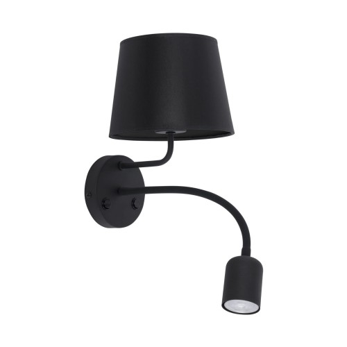 Lampa ścienna MAJA 2537 TK Lighting 2xE27 Drewno Czarny