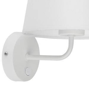 Lampa ścienna MAJA 1882 TK Lighting 1xE27 Metal Biały