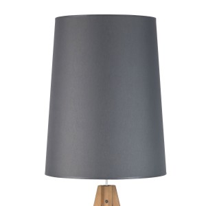 Lampa stojąca WALZ TK Lighting 1xE27 Metal Drewno.