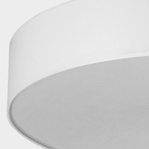 Lampa sufitowa Plafon RONDO TK Lighting 6x15W E27 Biały Metal z bliska.