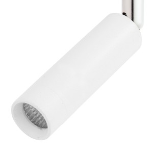 Lampa modułowa szynowa TRACER TK Lighting 1x3W LED Biały Metal, zbliżenie na biały spot.