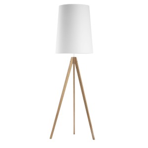 Lampa stojąca WALZ TK Lighting 1xE27 Metal Drewno.