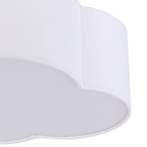 Lampa sufitowa Plafon CLOUD TK Lighting 2x15W E27 Biały Metal w kształcie chmury.