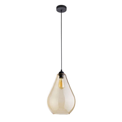 Lampa wisząca FUENTE 4322 TK Lighting 1xE27 Metal Czarny
