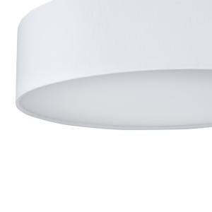 Lampa sufitowa RONDO TK Lighting 4xE27 Metal Chrom na białym tle.