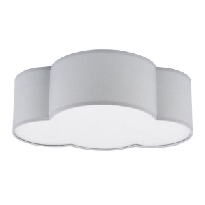Lampa sufitowa Plafon CLOUD 3144 TK Lighting 2x60W E27 Szary Metal