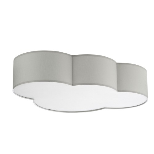 Lampa sufitowa Plafon CLOUD 3145 TK Lighting 4x15W E27 Szary Metal