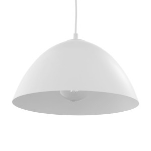 Lampa wisząca FARO TK Lighting 1xE27 Metal Biały.