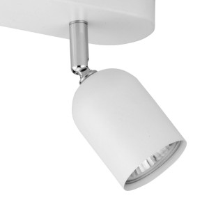 Lampa sufitowa Spot TOP TK Lighting 2x50W GU10 Biały Metal.