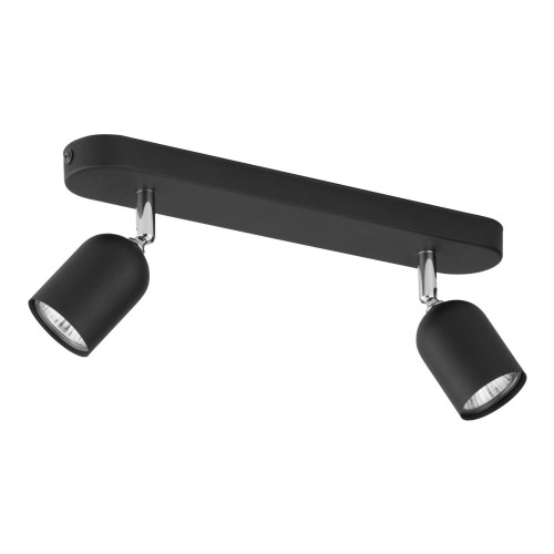 Lampa sufitowa Spot TOP 4416 TK Lighting 2x50W GU10 Czarny Metal
