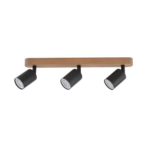 Lampa sufitowa Spot TOP 3292 TK Lighting 3x10W GU10 Czarny Metal