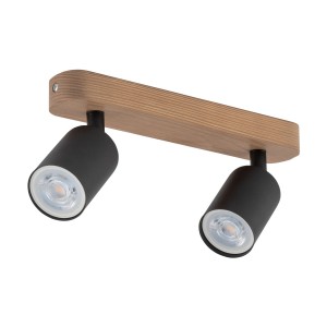Lampa sufitowa Spot TOP TK Lighting 2x10W GU10 Czarny Metal.