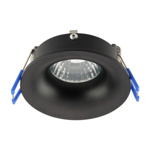 Lampa sufitowa Oprawa podtynkowa OCZKO TK Lighting 1x10W GU10 Czarny Metal.