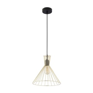 Lampa wisząca SAHARA TK Lighting 1xE27 Metal Czarny, nowoczesne oświetlenie.